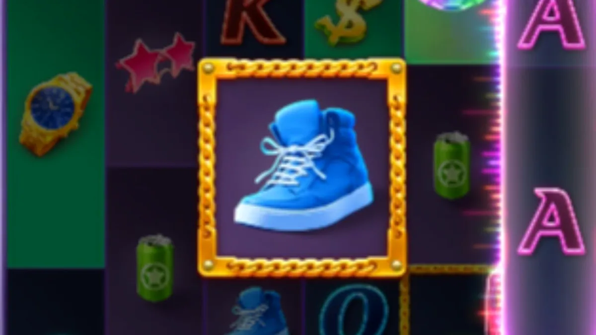 Party Ape slot game screen with neon jungle party theme